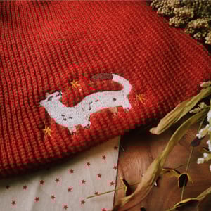 starry ermine *standard* knit hat (CM)