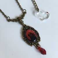 Image 3 of Vampire's Castle Cameo Necklace