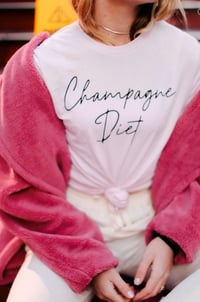 Image 2 of Champagne Diet graphic tee