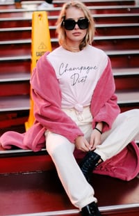 Image 1 of Champagne Diet graphic tee