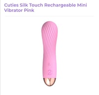 Image 1 of Cuties Silk Touch Rechargeable Mini Vibrator