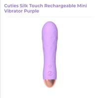 Image 2 of Cuties Silk Touch Rechargeable Mini Vibrator