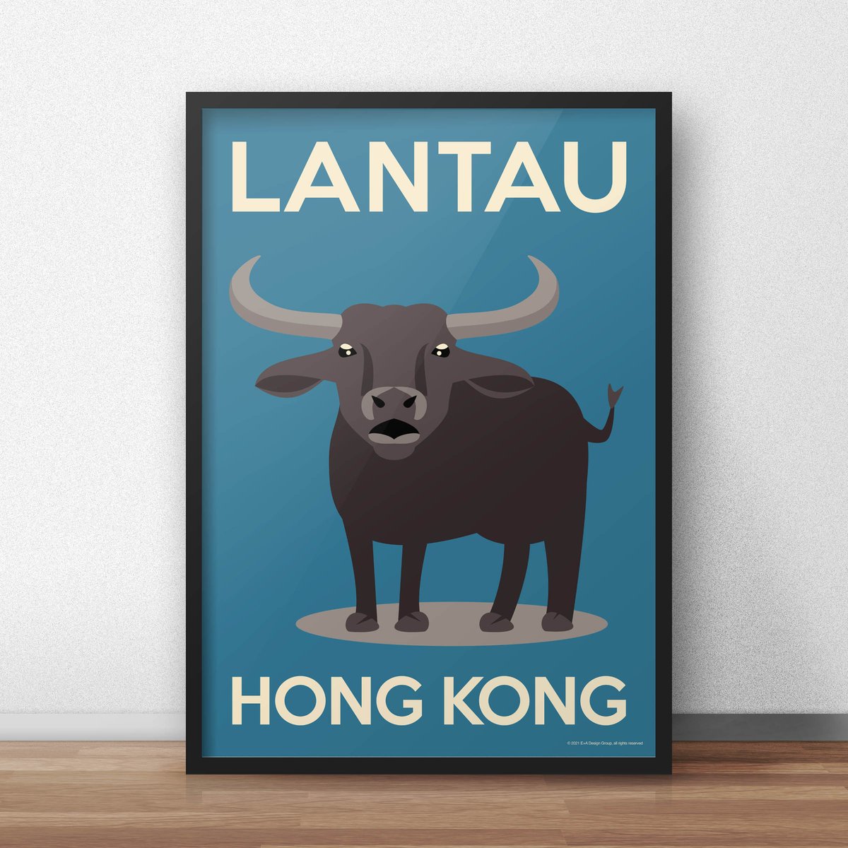 Image of Lantau Water Buffalo Print