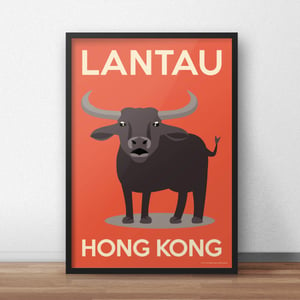 Image of Lantau Water Buffalo Print