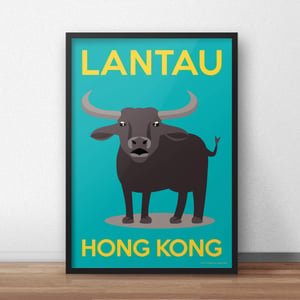 Image of Lantau Water Buffalo Print