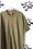 Image of straighten up tee in army green 