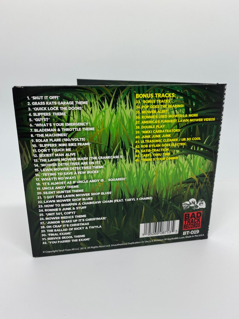 Theme Music on CD! Grass Rats Garage The Album EXTENDED - 45 Tracks! 