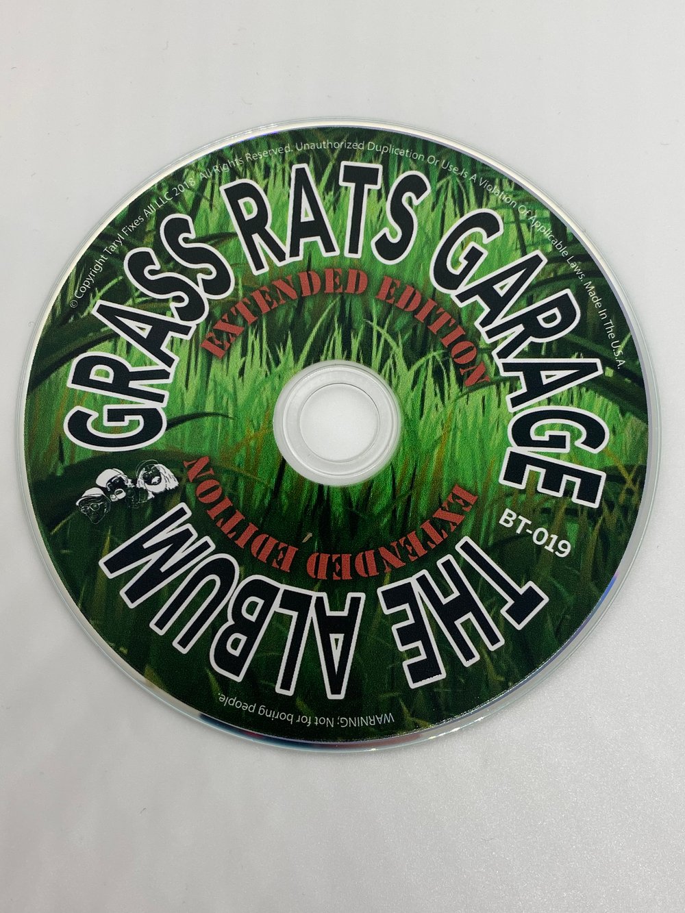 Theme Music on CD! Grass Rats Garage The Album EXTENDED - 45 Tracks! 