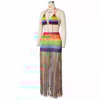 Image 4 of Crochet Rainbow Tassel 