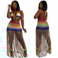 Image 3 of Crochet Rainbow Tassel 