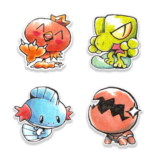 Image of Gen 3 Pokemon Stickers