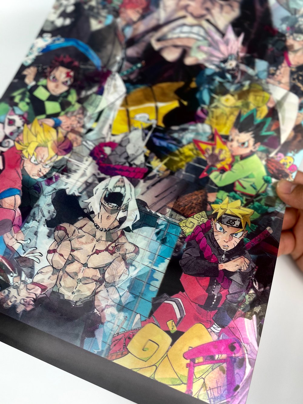 3D Transition HeroxVillain world Print