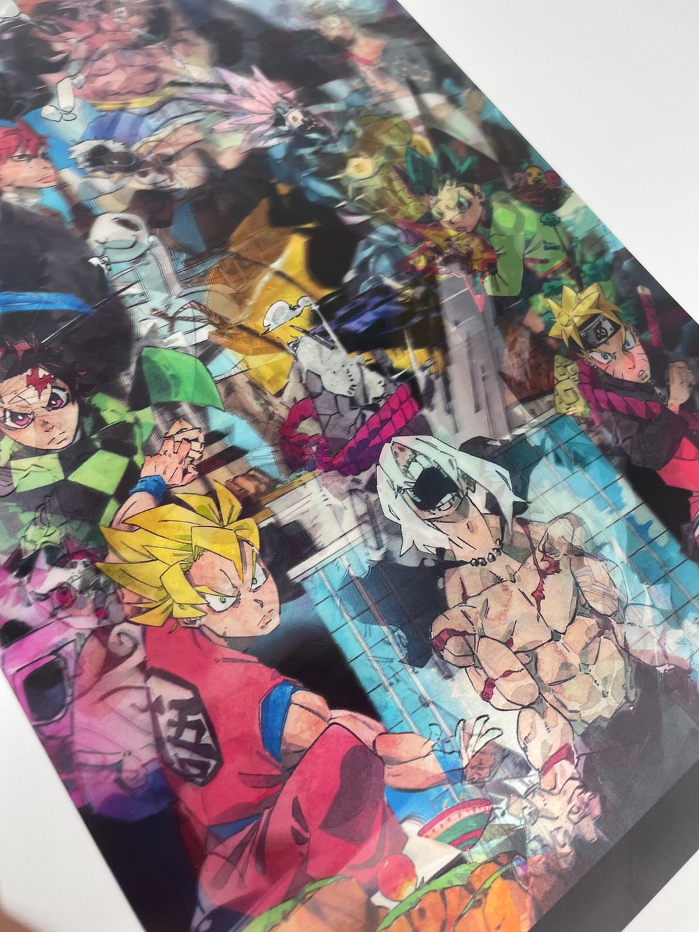 3D Transition HeroxVillain world Print