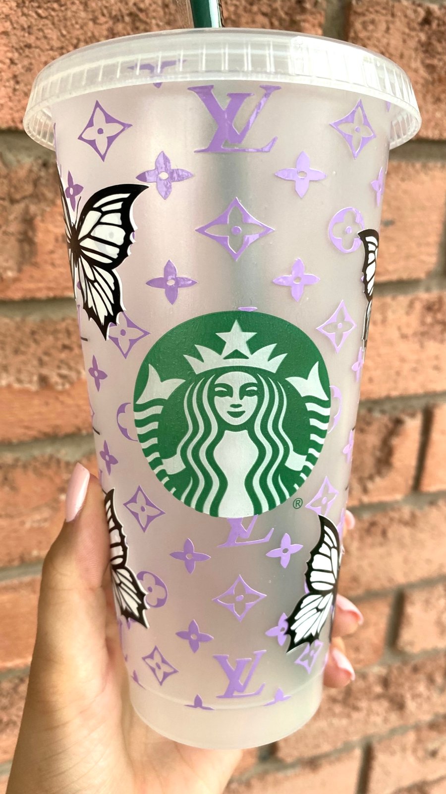 starbucks cup dior