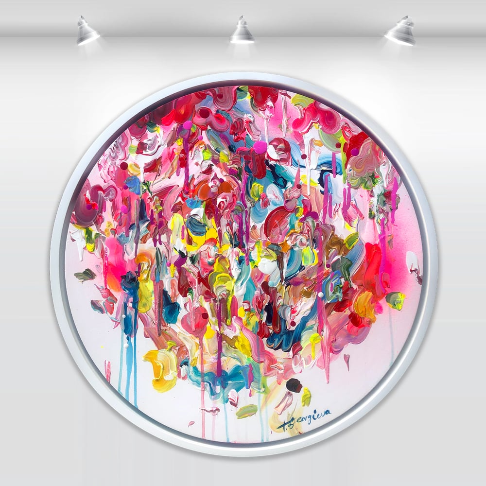 Image of Gaudium - 65x65cm - FRAMED