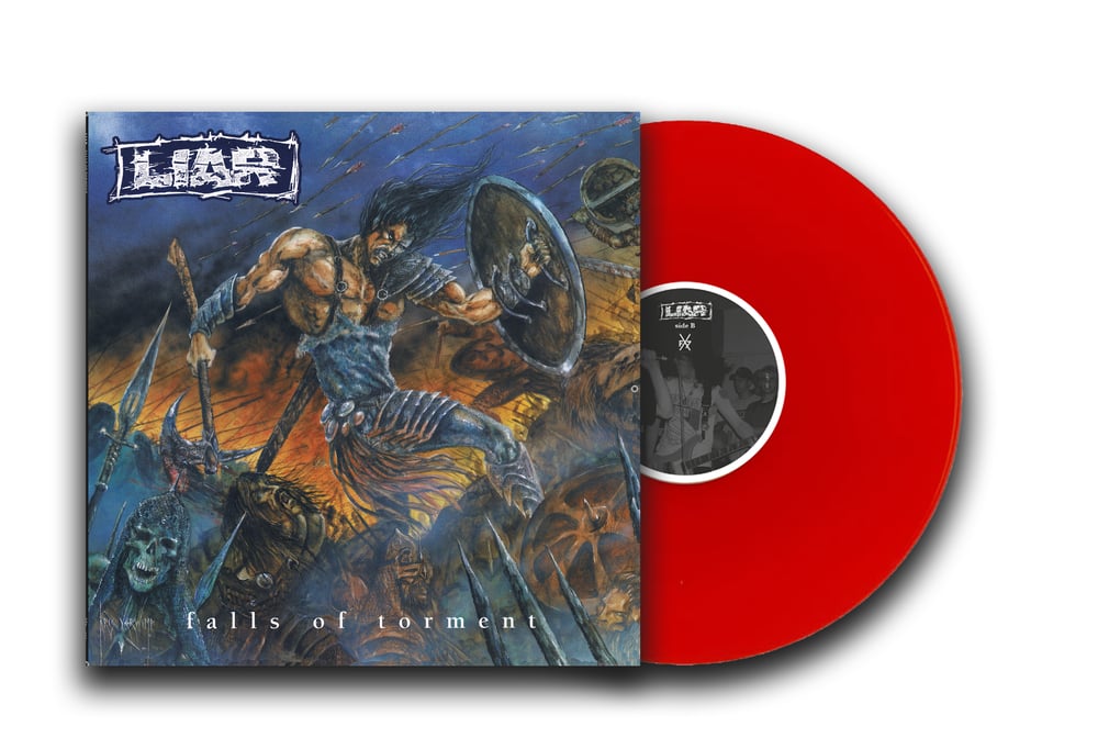 LIAR 'Falls Of torment' LP Ltd RED vinyl (11O copies) PRE ORDER.