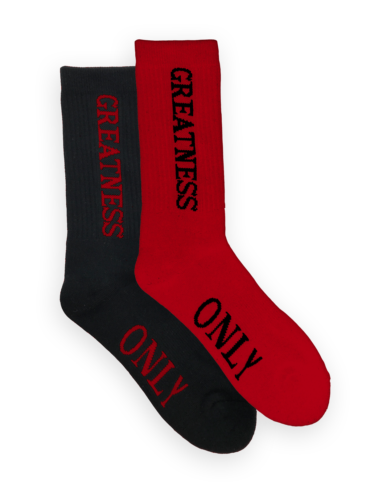 Image of YIN YANG RED GREATNESS SOCKS