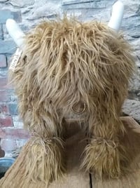 Hamish the Highland Cow Footstool