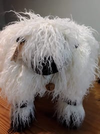 Valais Blacknose Footstool