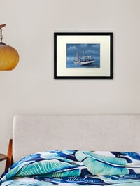 Image 4 of Blue Hues - Original art on 100% cotton canvas board