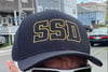 Nike Black Fitted Classic 99 Hat with SSD Gold Outline Logo