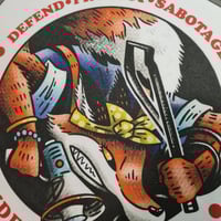 Image 2 of Defend Protect Sabotage T-shirt 