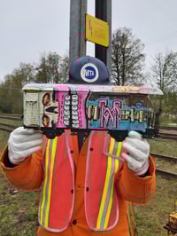 Image 1 of Large scale Toofed up Boxcar  (Train nerd series)