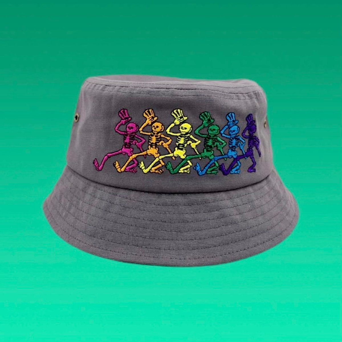 MENS PURPLE HEMPSTEAD EMBROIDERED BUCKET HAT