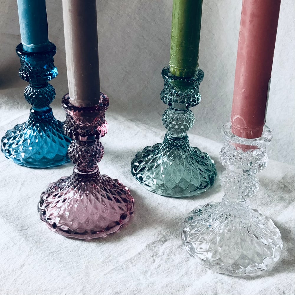 Image of Glass Candlesticks
