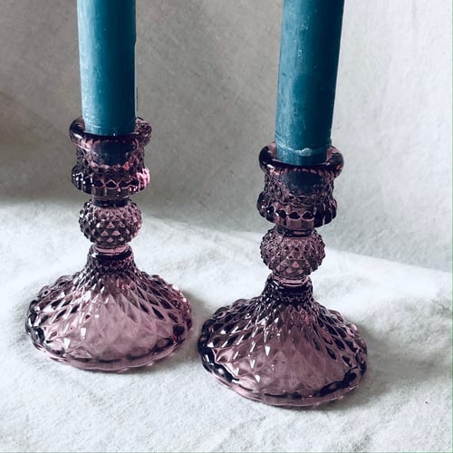 Image of Glass Candlesticks