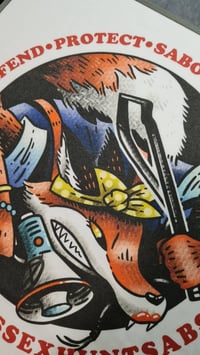 Image 5 of Defend Protect Sabotage T-shirt 