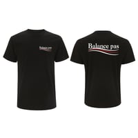 TEE-SHIRT  NOIR R/V - BALANCE PAS 