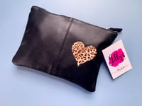 Image 3 of Jilly’s clutch bag - Harriet heart, animal prints