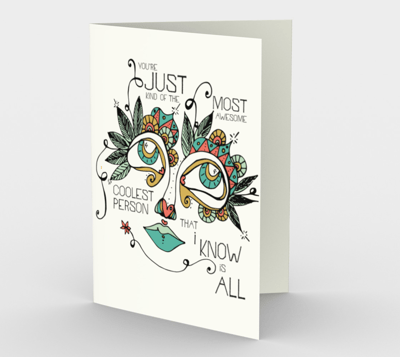 Image of Awesome Greeting Card