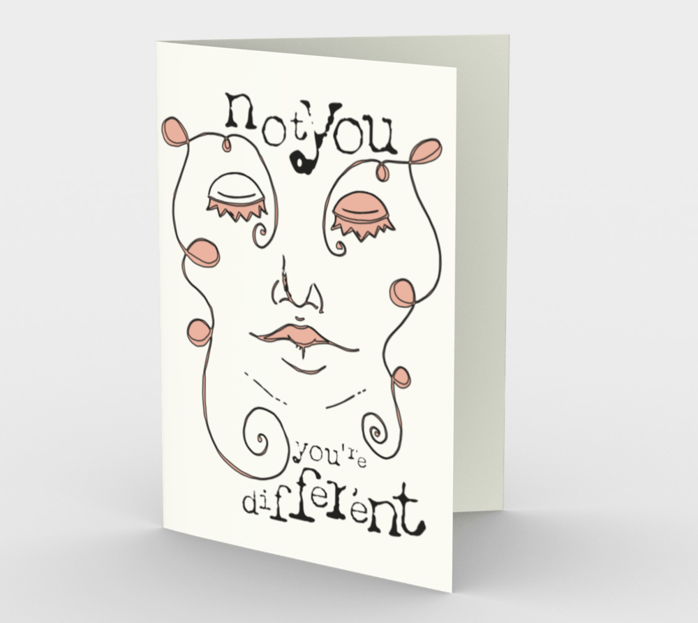 Image of Not You Greeting Card