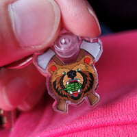 Hops Bear 1" Keychain