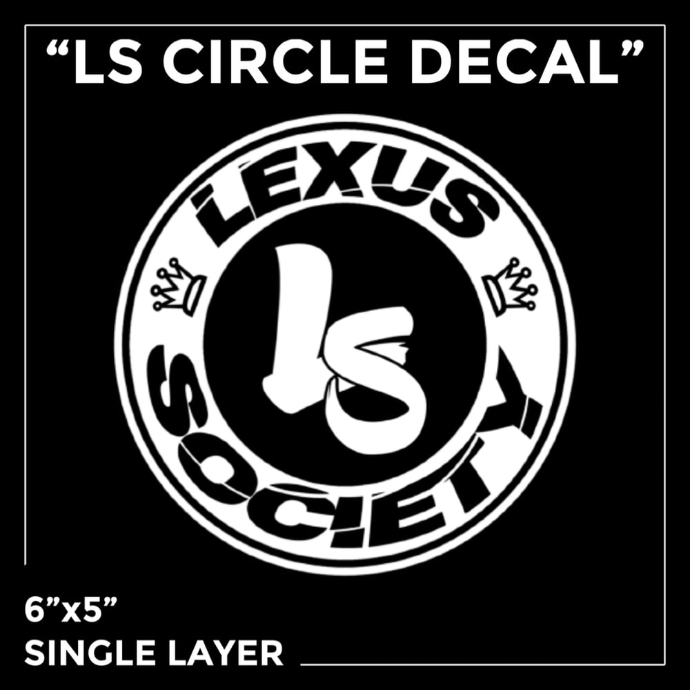 Lexus Society Circle Decal