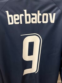 Image 9 of Tottenham Hotspur "BERBATOV 9" 2007/08 Away Long Sleeve Shirt + UEFA patch (L)