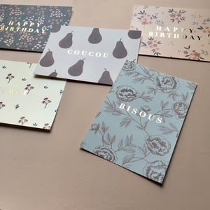 Image of Carte Merci ( avec dorure)