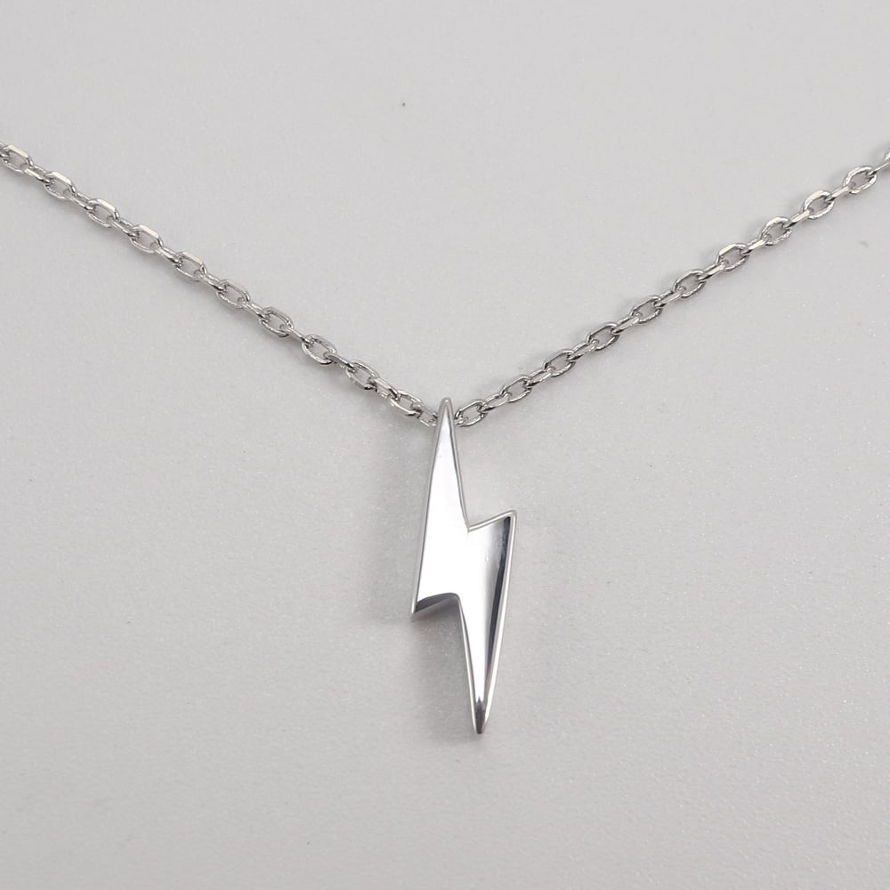 Lightning Bolt Iconic Necklace (925 Silver)