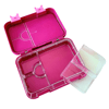 Regular leakproof bento lunch box - convertible hot pink *FREE NAME LABEL*