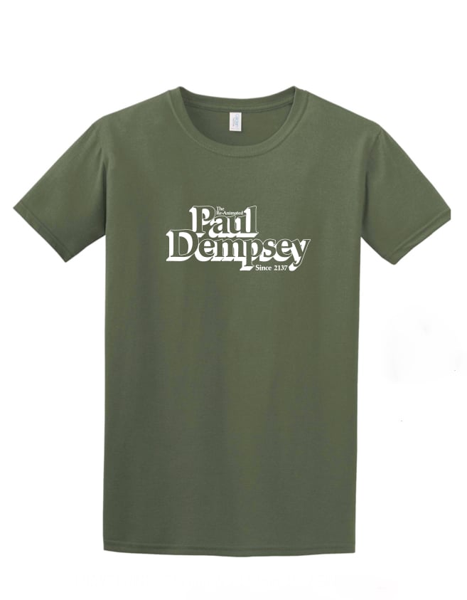 Image of Paul Dempsey Reanimated tee on khaki green
