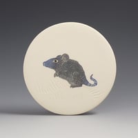 Image 1 of Woodland mouse ceramic wall hanging 