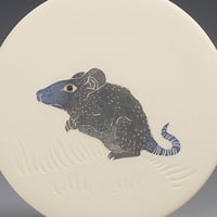 Image 2 of Woodland mouse ceramic wall hanging 