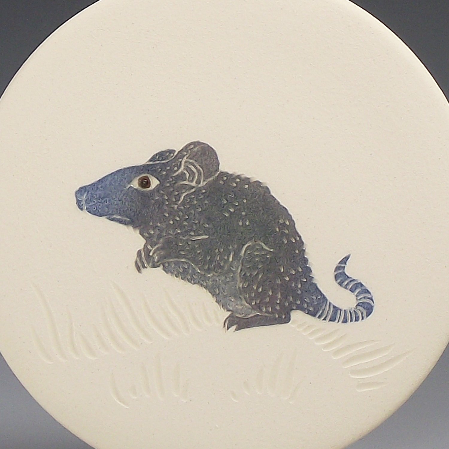 Image of Woodland mouse ceramic wall hanging