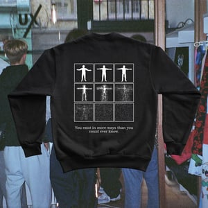 BLACK EXISTENCE CREW NECK