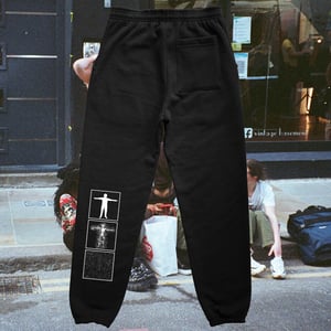 BLACK EXISTENCE SWEAT PANTS