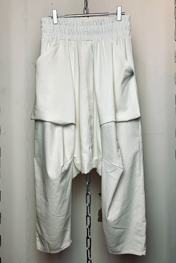 PKT TROUSERS (ECRU LINEN)