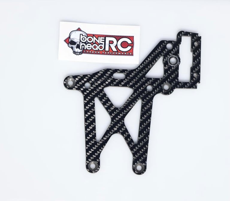 BoneHead RC carbon baja tranny plate upgraded top plate