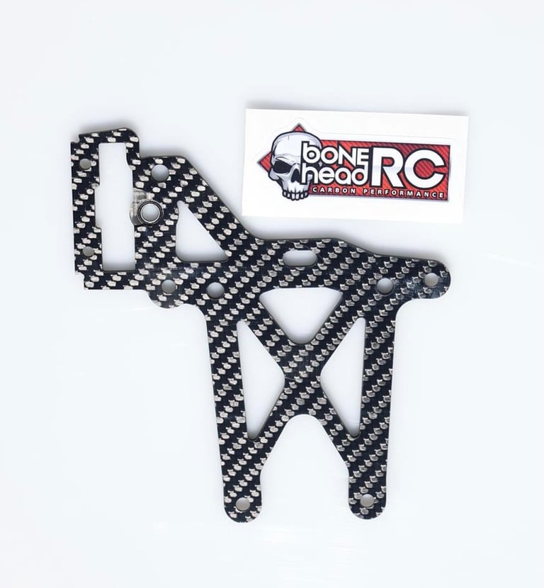 BoneHead RC carbon baja tranny plate upgraded top plate Image 2